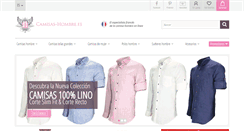 Desktop Screenshot of camisas-hombre.es